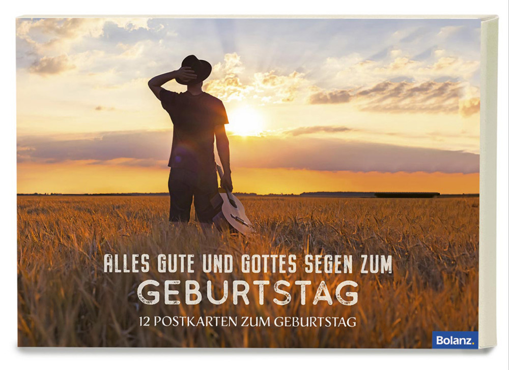 Postkartenbox Alles Gute und Gottes Segen zum Geburtstag - 12 verschiedene Postkarten in einer...