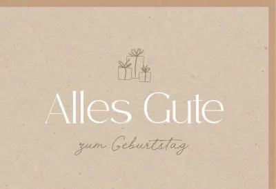 Faltkarte alive Alles Gute zum Geburtstag
