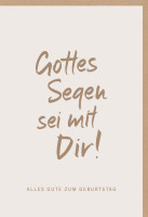 Faltkarte alive Gottes Segen sei mit Dir!