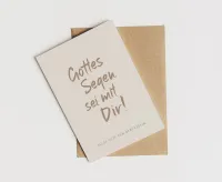 Faltkarte alive Gottes Segen sei mit Dir!