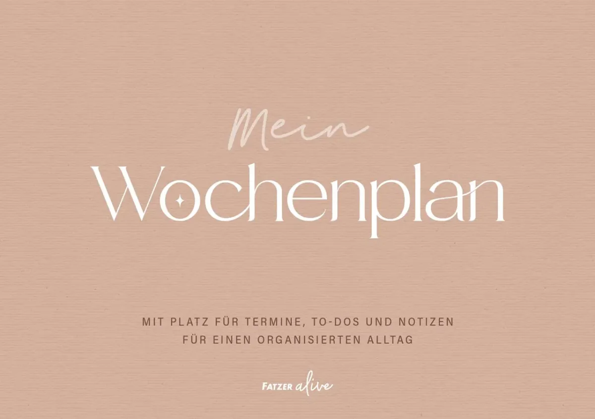 Mein Wochenplan - Fatzer alive