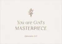 Postkarten alive You are God`s Masterpiece