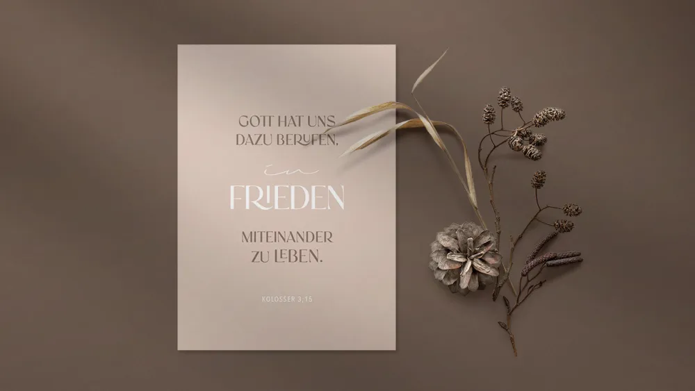 Postkarten alive Frieden