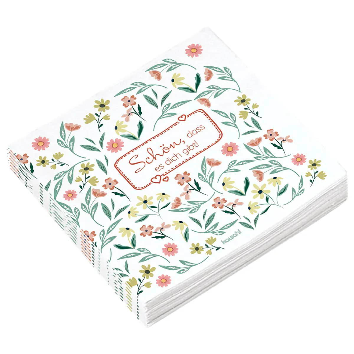 Schön, dass es dich gibt (20 Servietten) - 33 x 33 cm