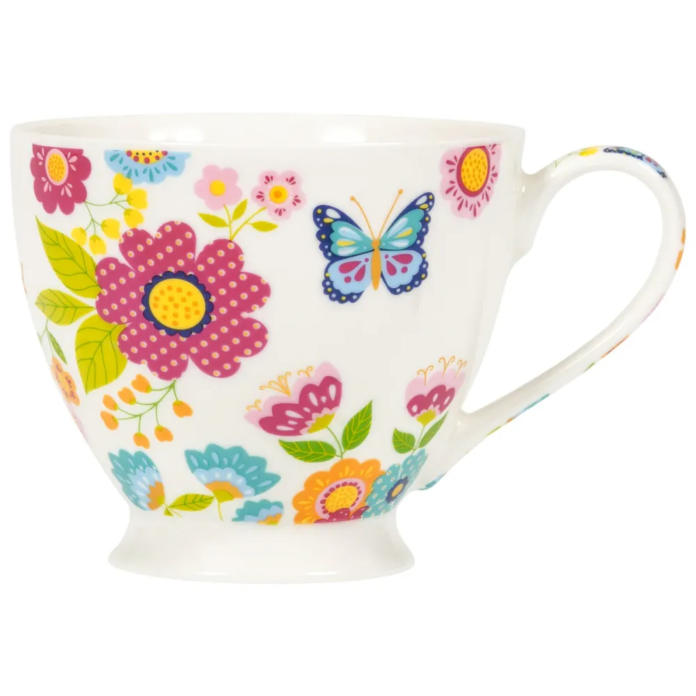 Tasse mit Vintageflower