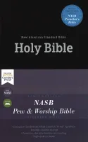 Anglais, Bible New American Standard Bible, Pew and Worship Bible, cartonnée, noir