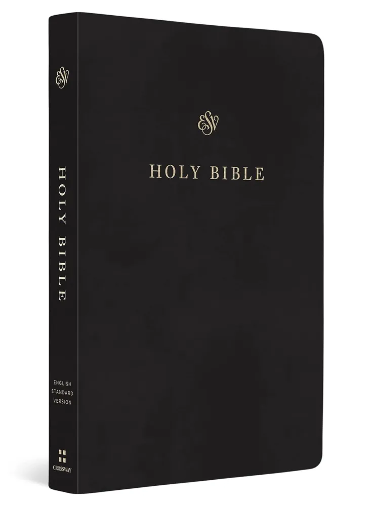 Anglais, Bible, English Standard Version, moyen format, similicuir noir - ESV Gift and Award...