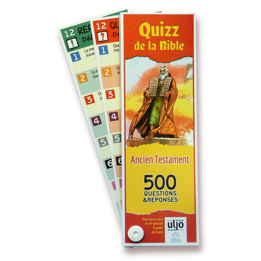 Quizz de la Bible Ancien Testament - 500 questions et réponses