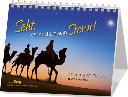 Seht, es leuchtet sein Stern (Adventskalender) - Adventskalender zum Aufstellen mit Texten von...