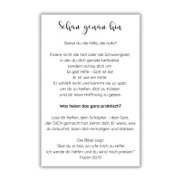 Karte - 'Schau genau hin' - Grösse: A7 - zum Aufklappen