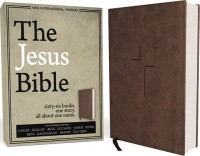 Anglais, Bible d'étude, New International Version, NIV Jesus Bible, similicuir brun - The NIV...