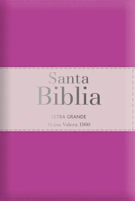 Espagnol, Bible, Reina Valera 1960, gros caractères, Grand format, similicuir souple tricolore...