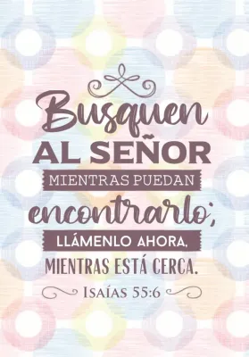 Busquen al Señor - Isaías 55:6 - Diario y Cuaderno de Notas Tapa dura