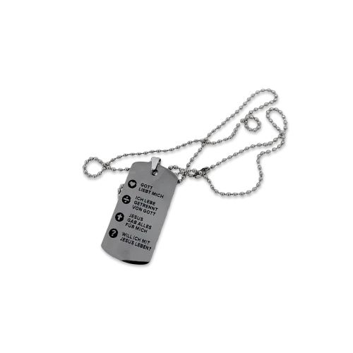 The Four Dog Tag - Kette mit Anhänger