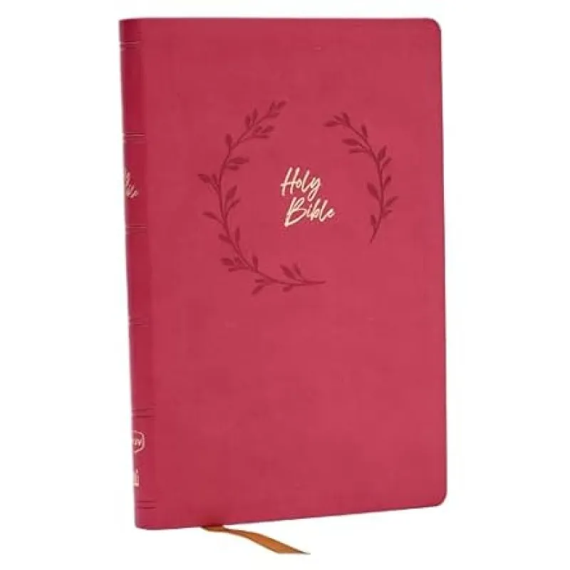 Anglais, Bible NKJV, similicuir rose, paroles de Jésus en rouge - NKJV Holy Bible, Value Ultra...