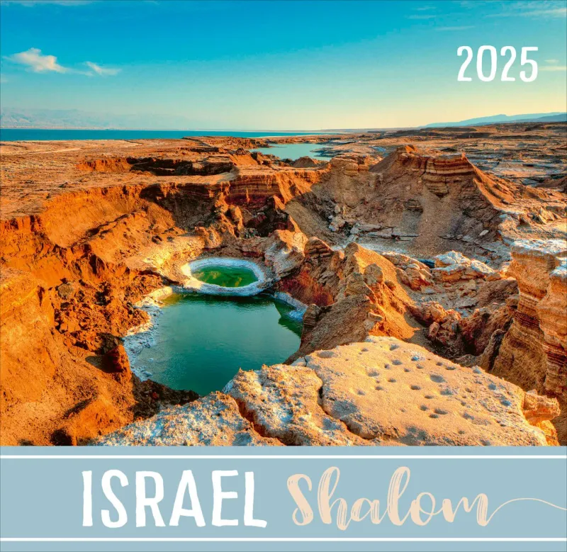 Israël shalom Calendrier de table 2025 La Maison de la Bible Suisse