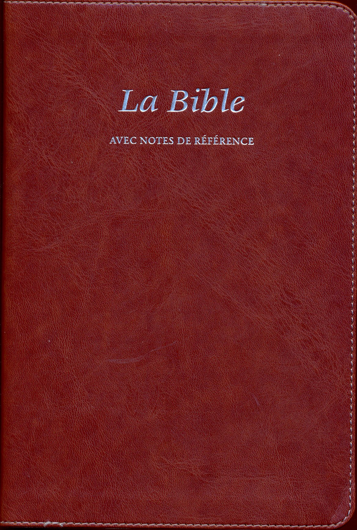 Bible avec notes de référence, Segond 21, brune - couverture souple, vivella avec onglets