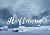 Postkarten Hoffnung - Römer 8,25