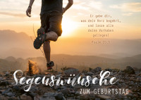Postkarten Segenswünsche zum Geburtstag - Psalm 20,5