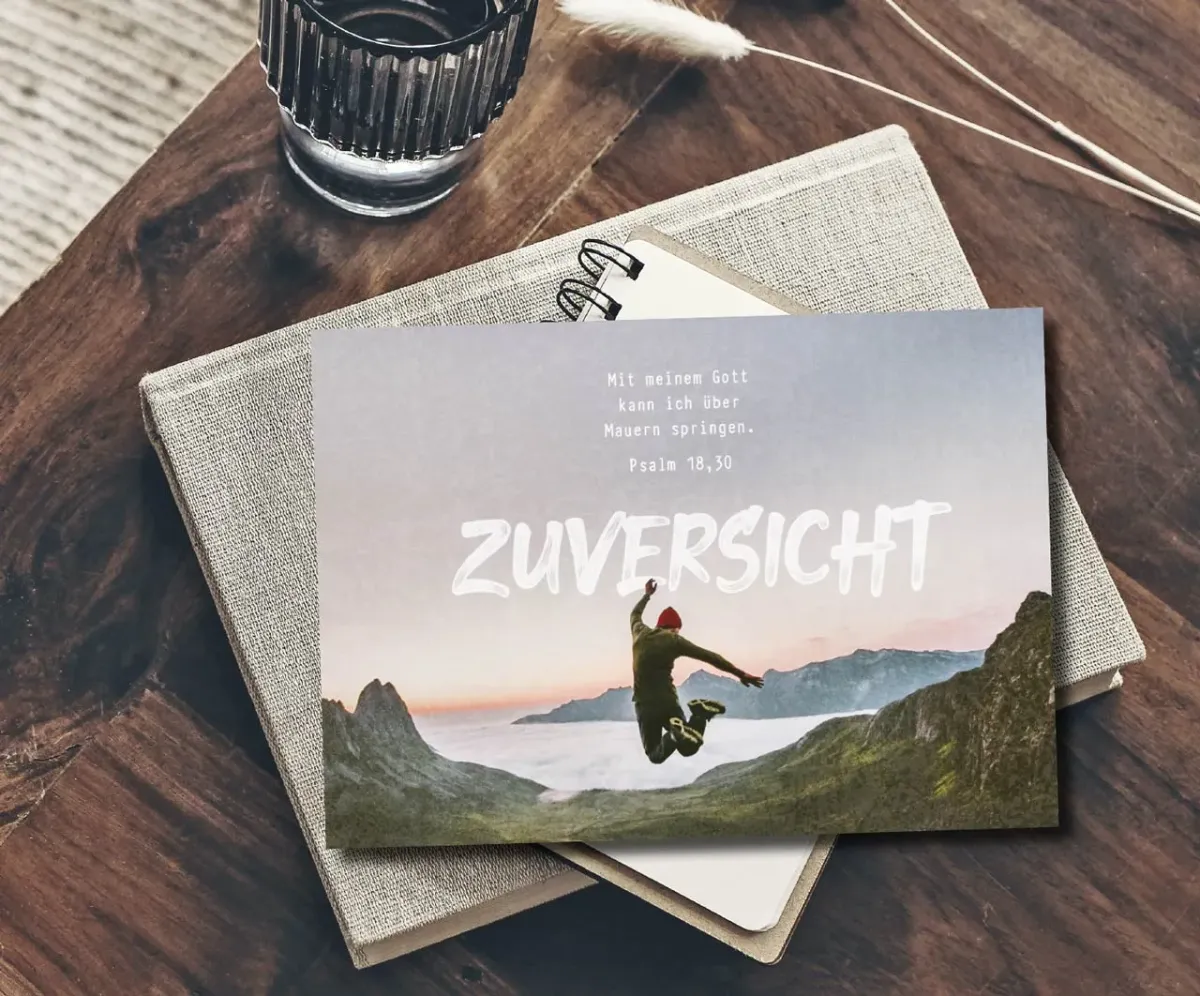 Postkarten Zuversicht - Psalm 18,30
