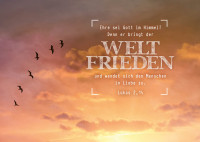 Postkarten Ehre sei Gott - Lukas 2,14