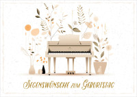 Postkarten Klavier