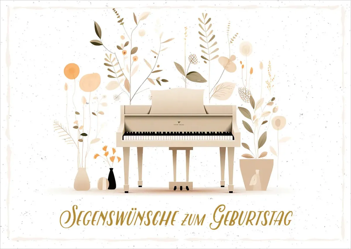 Postkarten Klavier
