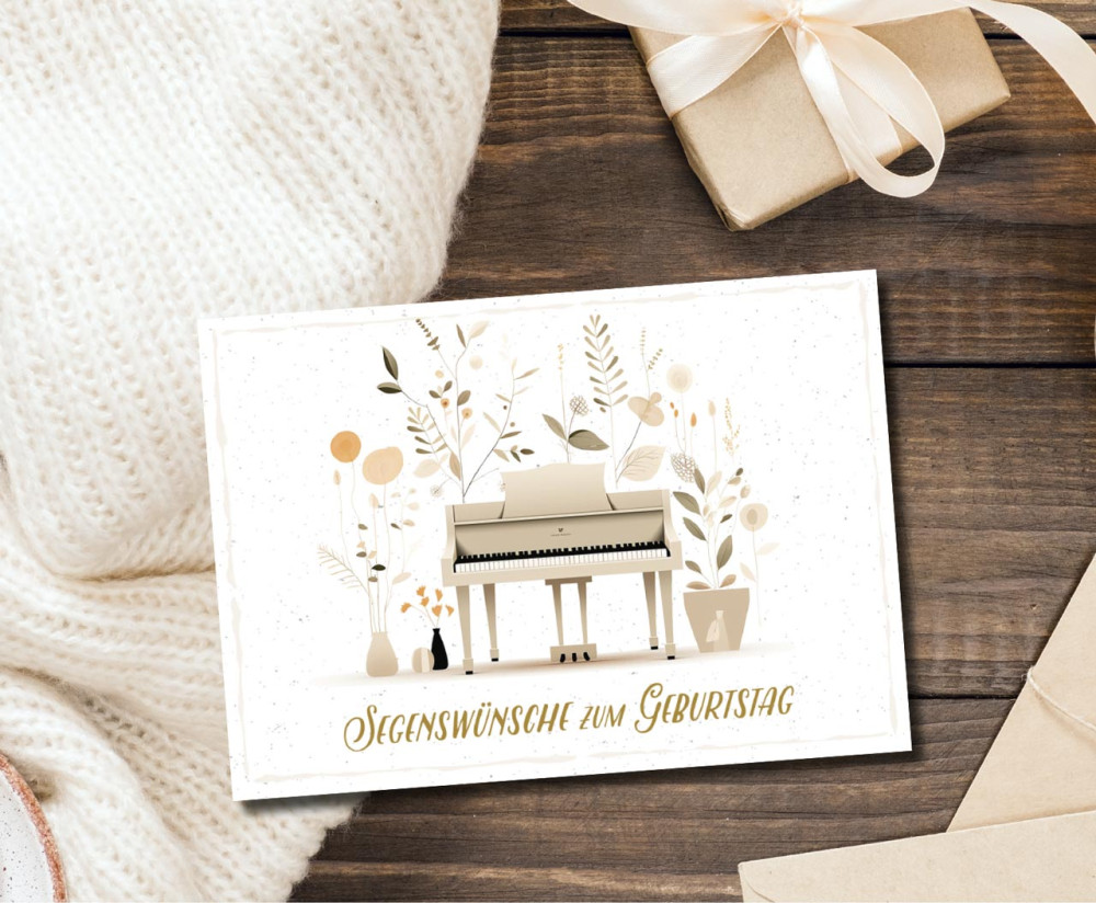 Postkarten Klavier