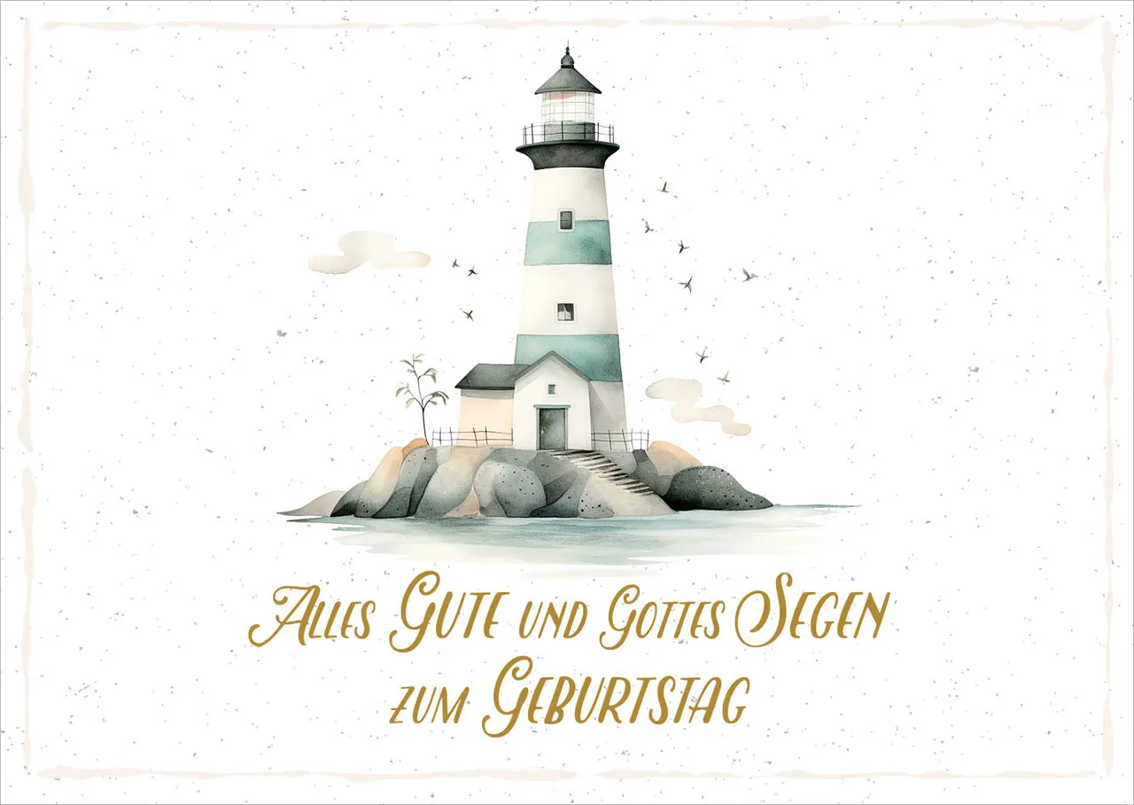Postkarten Leuchtturm