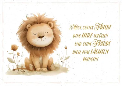 Postkarten Löwe
