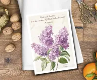 Postkarten lila Flieder - Philipper 4,4