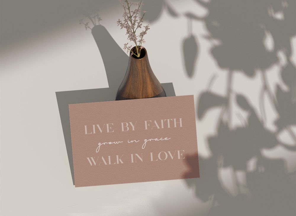 Postkarten Walk in Love