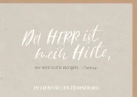 Faltkarte Der HERR ist mein Hirte - Psalm 23,1