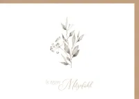 Faltkarte Trauer - In tiefem Mitgefühl - Psalm 73, 23-24