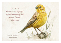 Postkarten Goldammer - Psalm 119,111