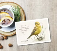 Postkarten Goldammer - Psalm 119,111