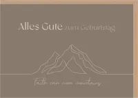 Faltkarte Faith can move mountains - Matthäus 17:20