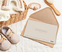 Faltkarte Gottes Segen zur Geburt - Jeremia 1:5