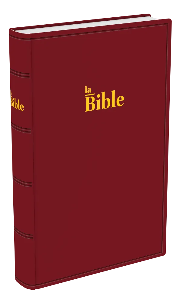 Bible Darby, format standard, grenat - couverture rigide