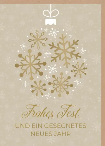 Faltkarte Christbaumkugel - Jakobus 1,17