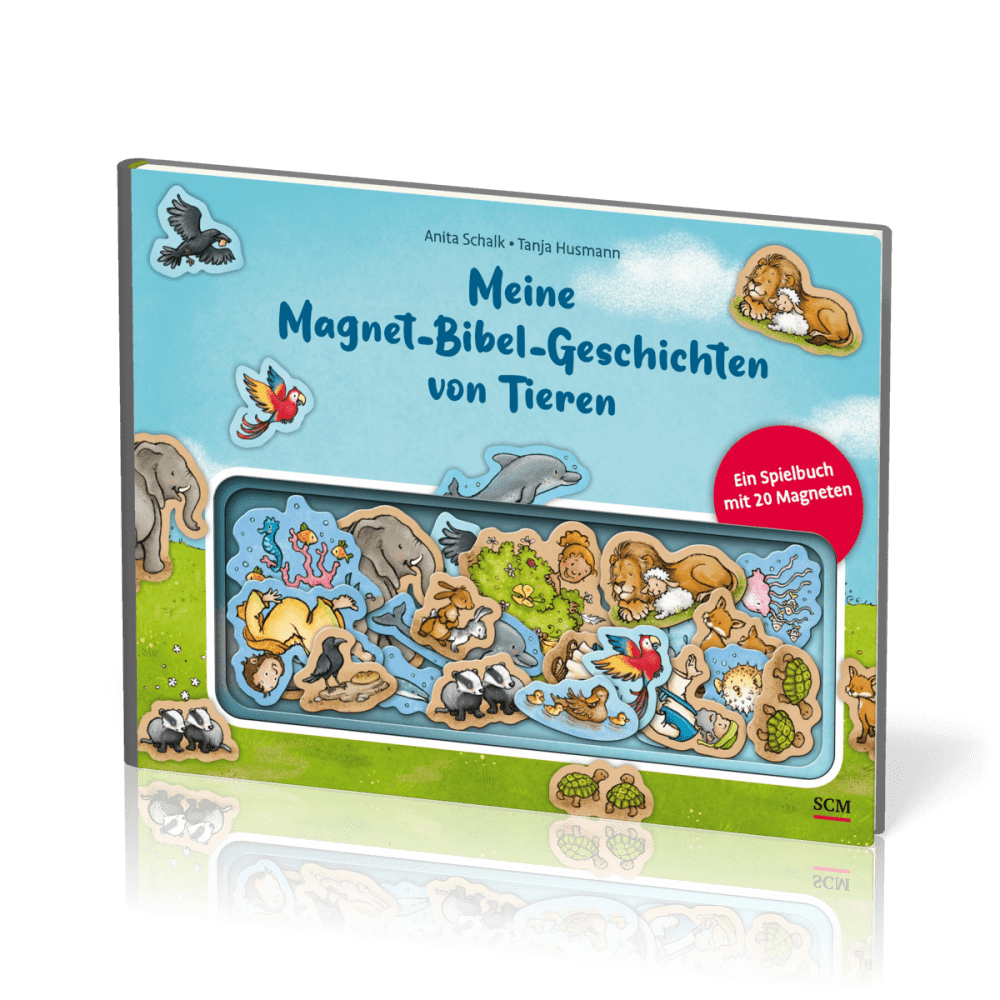 Meine Magnet-Bibel-Geschichten von Tieren - Ein Spielbuch mit 20 Magneten