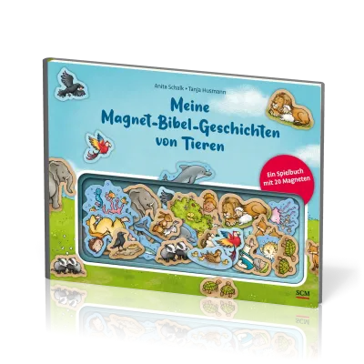 Meine Magnet-Bibel-Geschichten von Tieren - Ein Spielbuch mit 20 Magneten