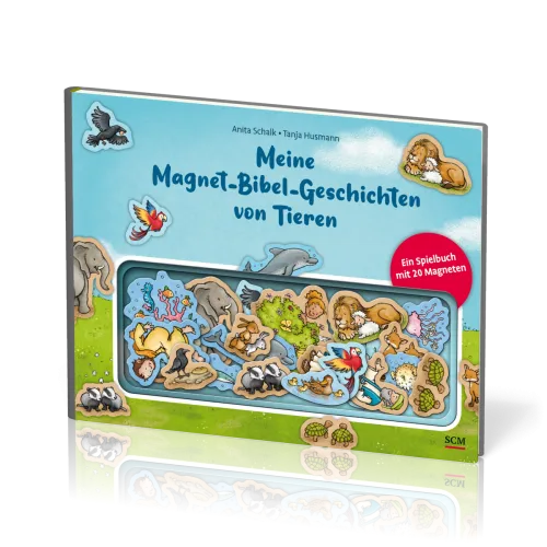 Meine Magnet-Bibel-Geschichten von Tieren - Ein Spielbuch mit 20 Magneten