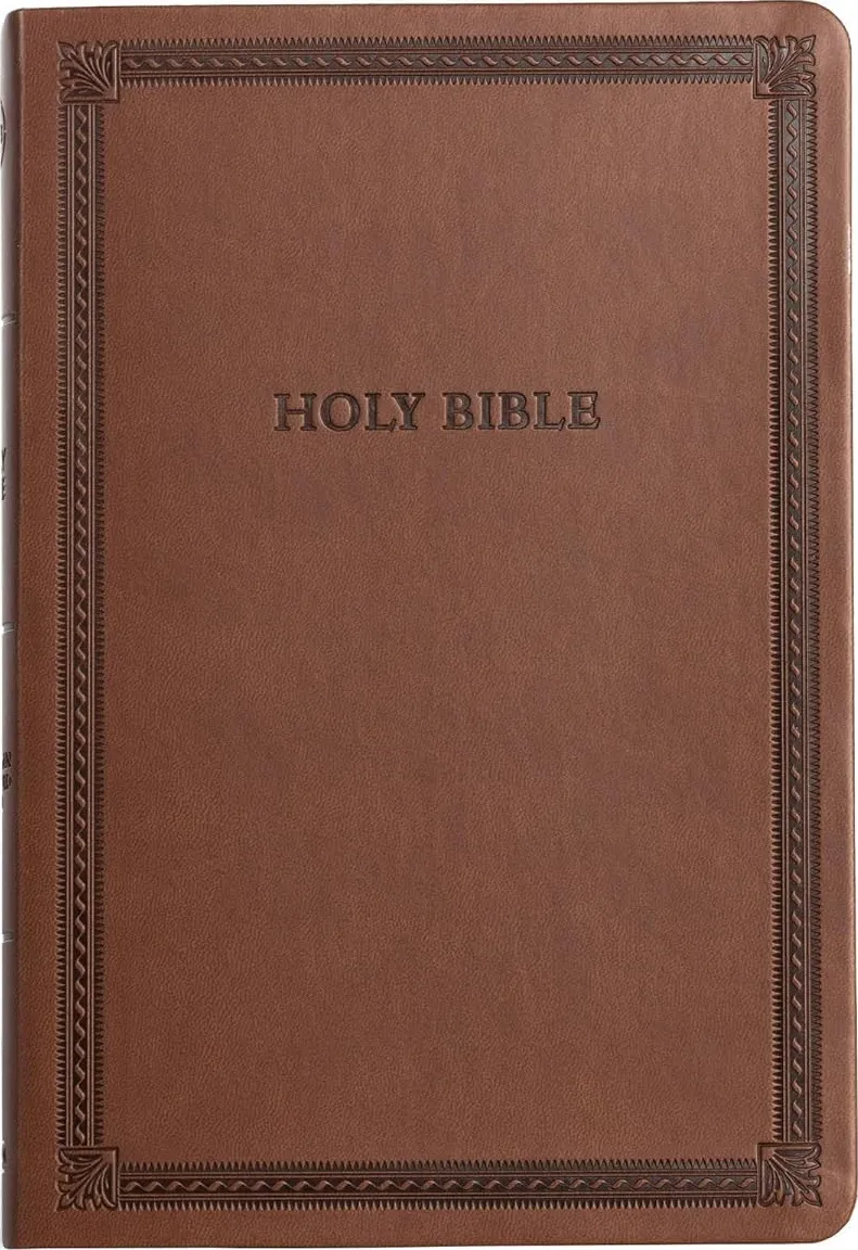 Anglais, Bible, Christian Standard Bible, similicuir brun - CSB Large Print Thinline Bible, Value...