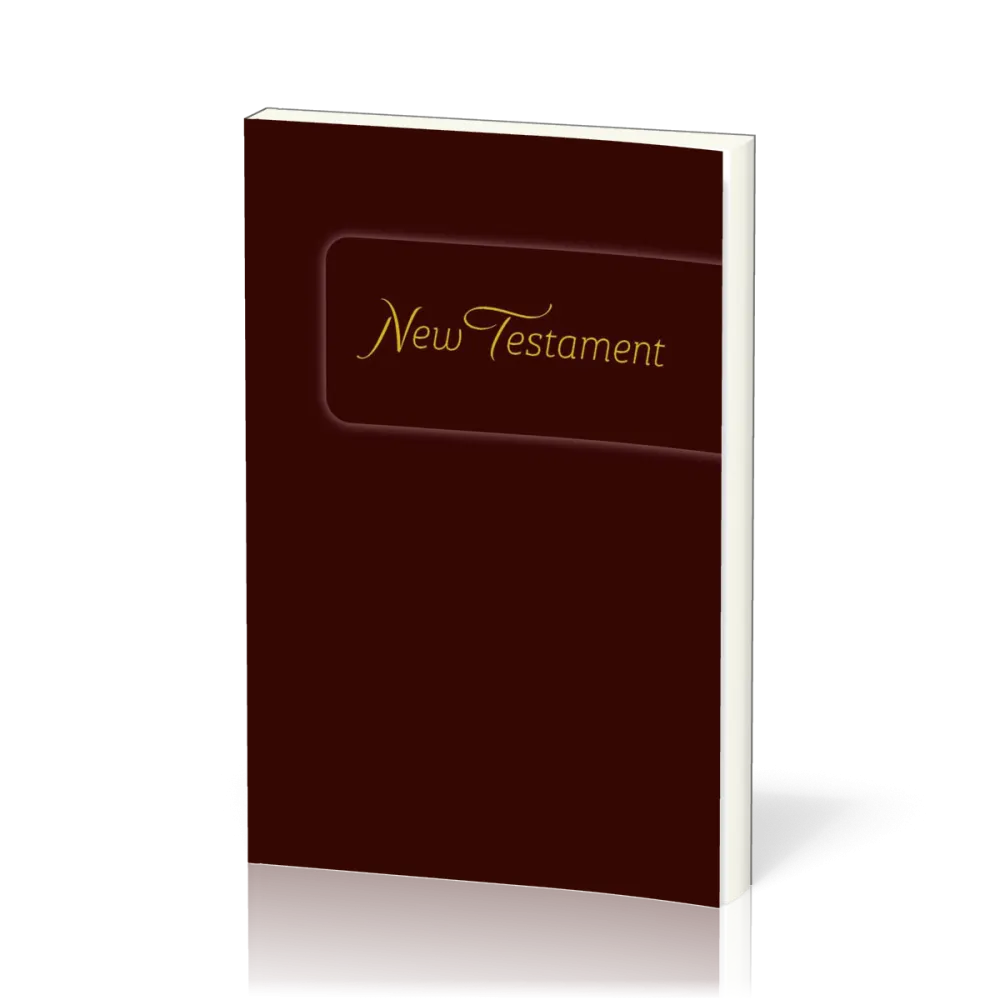 Anglais, NKJV, Nouveau Testament - livre de poche, bordeaux