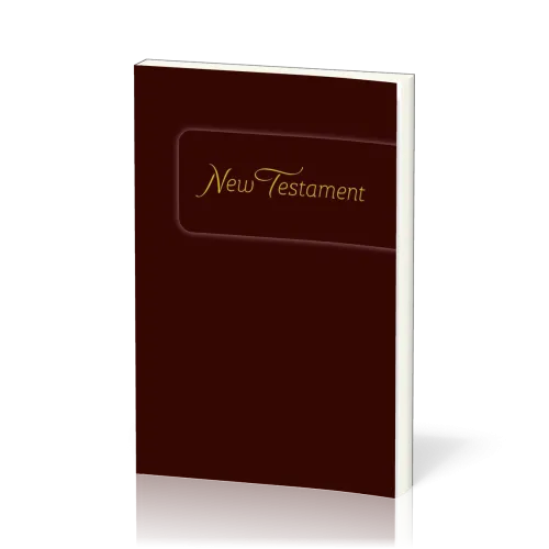 Anglais, NKJV, Nouveau Testament - livre de poche, bordeaux