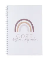 Notizen Gott hält sein Versprechen - DIN A5 Ringbuch für Notizen
