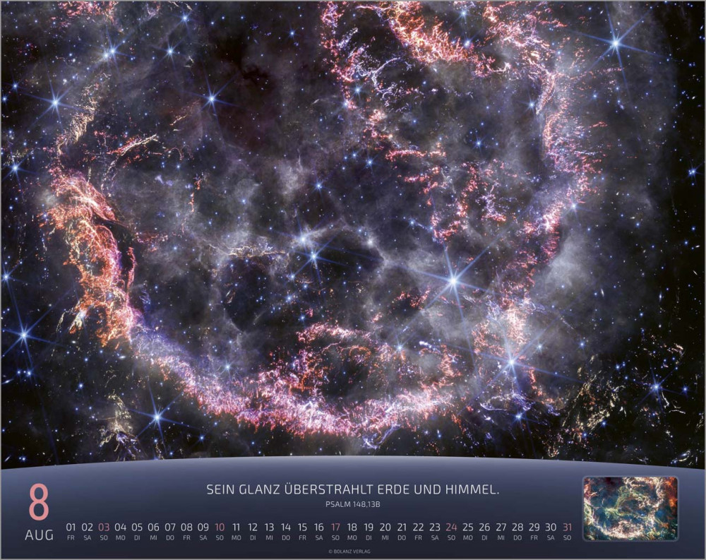 Kalender Du bist nicht fern - Das Universum - ein Gedanke Gottes, Super-Wandkalender