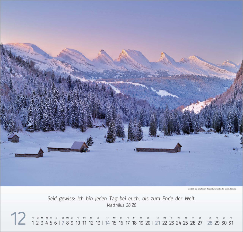 Berg Impressionen - Wandkalender