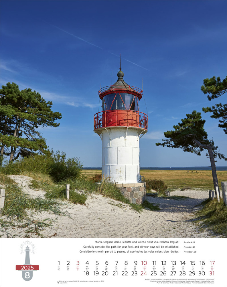 Calendrier Phares, Leuchttürme, Lighthouses - trilingue allemand, français, anglais - Super...